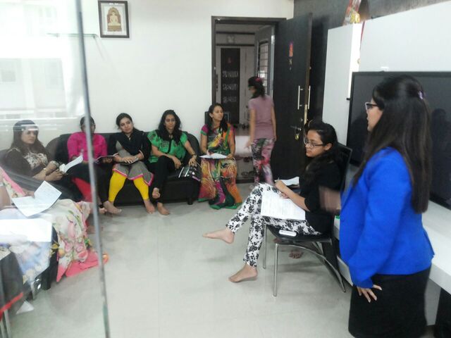 Conducting a personal branding session for women entrepreneurs in Pune by Finesse Fusions"